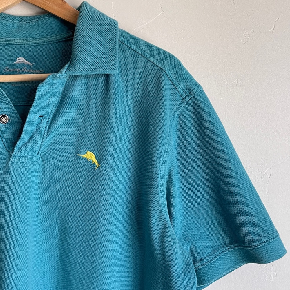 Tommy Bahama Teal Polo